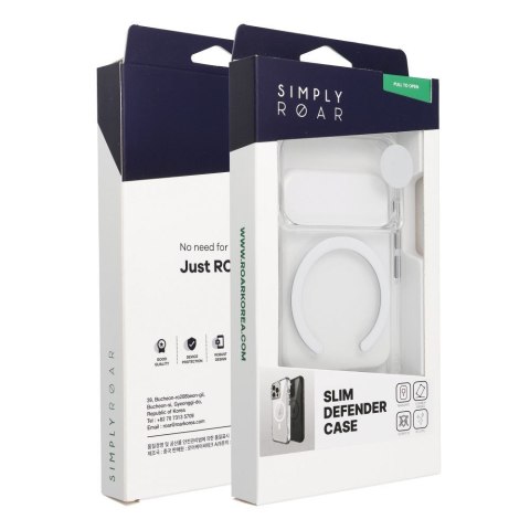 ROAR futerał SLIM DEFENDER kompatybilny z MagSafe do IPHONE 15 Pro transparentny