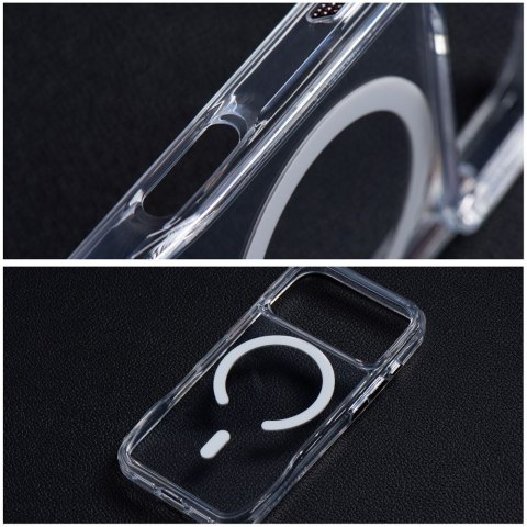 ROAR futerał SLIM DEFENDER kompatybilny z MagSafe do IPHONE 15 Pro transparentny
