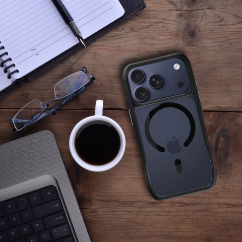 ROAR futerał SLIM DEFENDER kompatybilny z MagSafe do IPHONE 16 Pro czarny