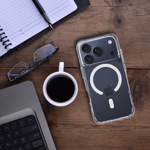 ROAR futerał SLIM DEFENDER kompatybilny z MagSafe do IPHONE 16 Pro transparentny