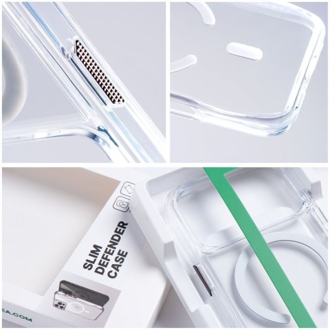 ROAR futerał SLIM DEFENDER kompatybilny z MagSafe do IPHONE 17 Air transparentny