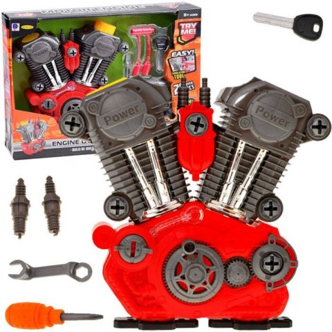 Rozkręć Silnik zabawka dla mechanika + narzędzia ZA1170