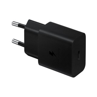 SAMSUNG oryginalna ładowarka sieciowa Typ C PD 3A 15W EP-T1510NBEGEU czarna blister