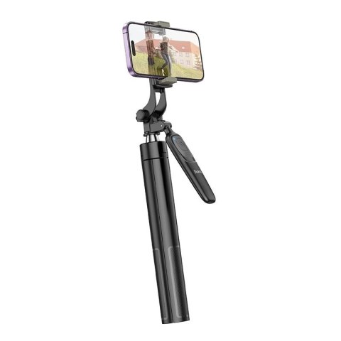 Selfie stick Hoco tripod z pilotem bezprzewodowym K19 czarny