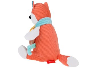 Sensoryczna zawieszka do wózka + grzechotka dla niemowlaka LISEK ZA5213