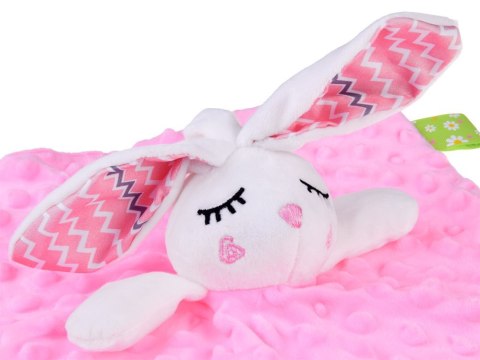 Sensoryczny Królik Minky - Przytulanka z Metkami, Gryzakiem i Zawieszką ZA4745