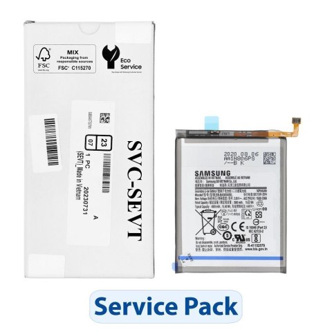 ServicePack Bateria EB-BA505ABE do SAMSUNG A50 A20 A30 GH82-19269A