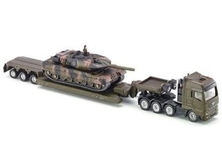 Siku Super - Ciężarówka z czołgiem S8317
