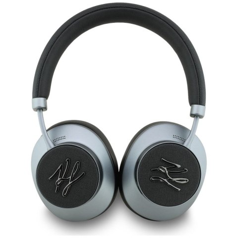 Słuchawki bezprzewodowe nauszne ANC KARL LAGERFELD Grained Initials KF003083 czarne