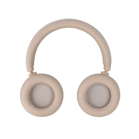 Słuchawki bezprzewodowe nauszne Forcell F-Audio Touch Beat ANC beżowe