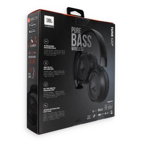 Słuchawki bezprzewodowe nauszne JBL Tune 520BT białe