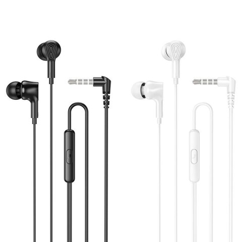 Słuchawki przewodowe douszne Jack 3,5 mm Hoco M102 czarne