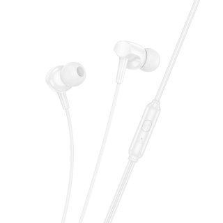 Słuchawki przewodowe douszne Jack 3,5 mm Hoco M112 białe