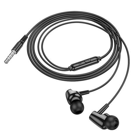 Słuchawki przewodowe douszne Jack 3,5 mm Hoco M112 czarne