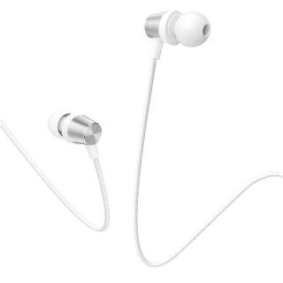 Słuchawki przewodowe douszne Jack 3,5 mm Hoco M79 białe
