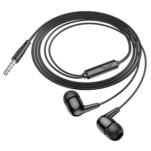 Słuchawki przewodowe douszne Jack 3,5 mm Hoco M97 czarne