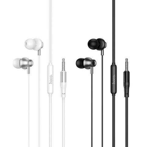 Słuchawki przewodowe douszne z mikrofonem Jack 3,5 mm Hoco M119 czarne
