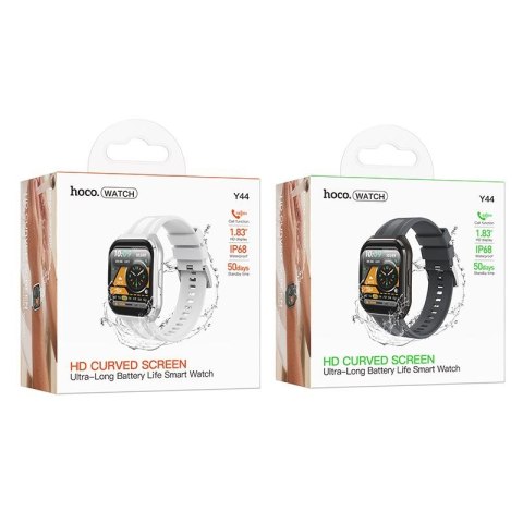 Smartwatch 1,83" IP68 z funkcją rozmowy Hoco Y44 czarny