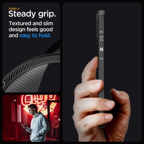 SPIGEN futerał LIQUID AIR do IPHONE 15 Pro matte black