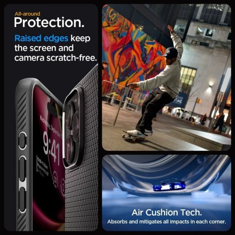 SPIGEN futerał LIQUID AIR do IPHONE 15 Pro matte black