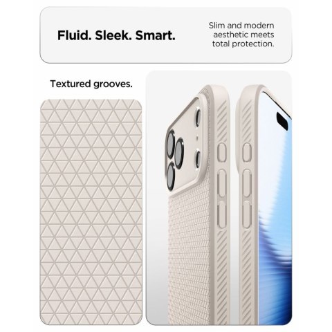 SPIGEN futerał LIQUID AIR do IPHONE 18 Pro / 17 Pro natural titanium