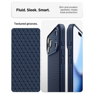 SPIGEN futerał LIQUID AIR do IPHONE 18 Pro / 17 Pro navy blue