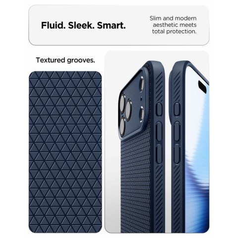 SPIGEN futerał LIQUID AIR do IPHONE 18 Pro / 17 Pro navy blue