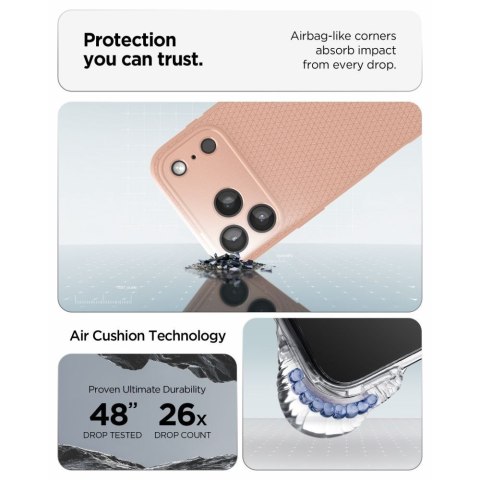 SPIGEN futerał LIQUID AIR do IPHONE 18 Pro Max / 17 Pro Max rose titanium
