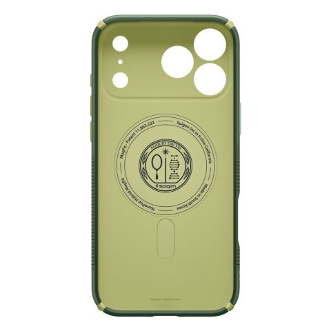 SPIGEN futerał NANO POP HYBRID kompatybliny z MagSafe do IPHONE 18 Pro / 17 Pro avo green