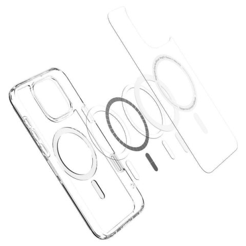SPIGEN futerał ULTRA HYBRID "T" MAG kompatybilny z MagSafe do IPHONE 16 Pro Max white