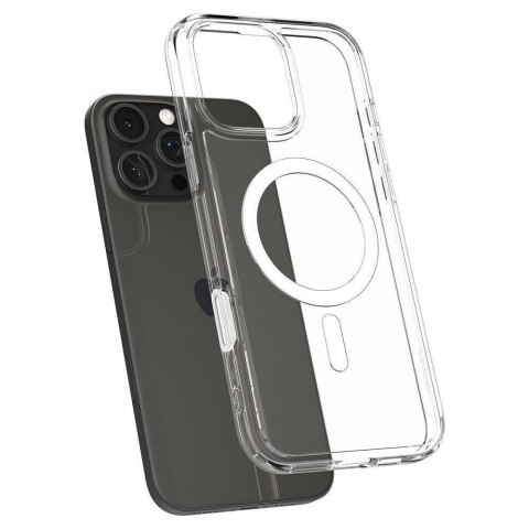 SPIGEN futerał ULTRA HYBRID "T" MAG kompatybilny z MagSafe do IPHONE 16 Pro white