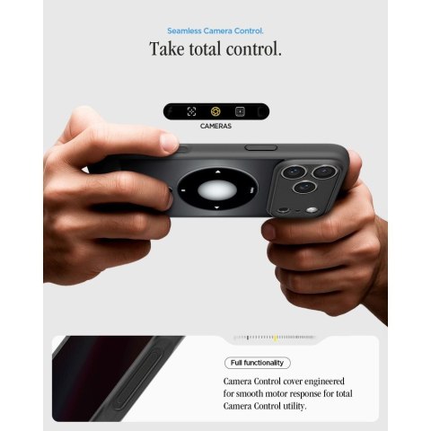 SPIGEN futerał ULTRA HYBRID kompatybliny z MagSafe do IPHONE 18 Pro / 17 Pro classic black