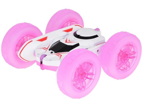 Szalone Autko 360 stopni dwustronne STUNT CAR obrót świecące koła RC0675
