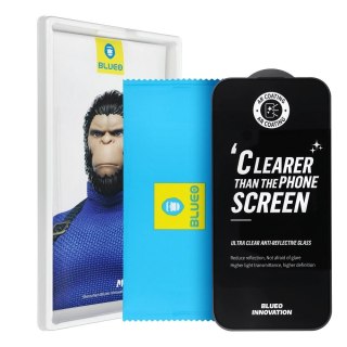 Szkło Hartowane 5D do iPhone 16 PRO Mr. Monkey Glass (Strong Premium Ultra Clear AR) czarne