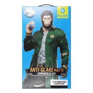 Szkło Hartowane 5D do iPhone 16 PRO czarne Mr. Monkey Glass (Anti-Glare Strong Matte)