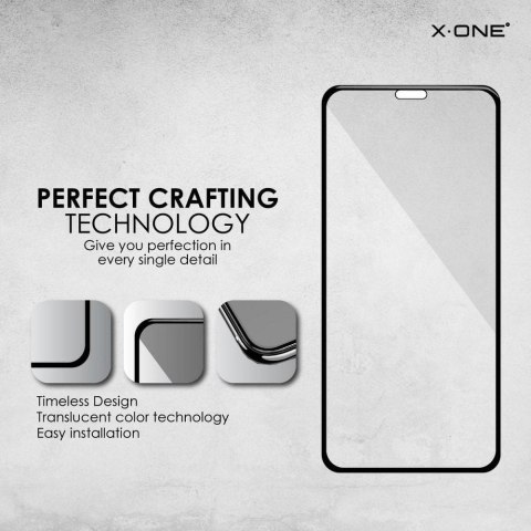 Szkło hartowane 3D do Samsung NOTE 20 ULTRA X-One (edge glue + hole) czarne