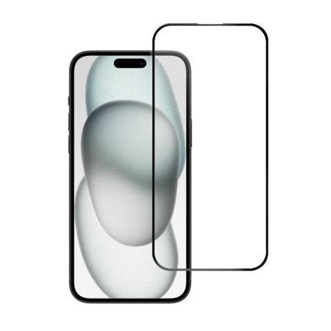 Szkło hartowane 5D do iPhone 15 PLUS /16 PLUS (full glue) Blue Star czarne