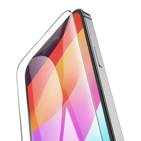 Szkło hartowane 5D do iPhone 15 PRO HD Guardian shield (SET 10in1) Hoco G14 czarne