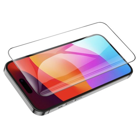 Szkło hartowane 5D do iPhone 15 PRO HD Guardian shield (SET 10in1) Hoco G14 czarne