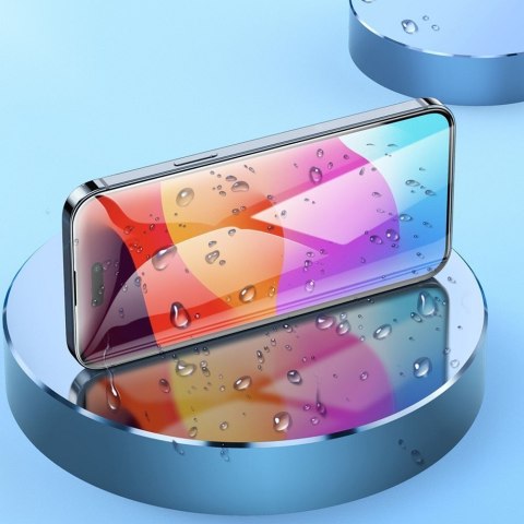 Szkło hartowane 5D do iPhone 15 PRO HD Guardian shield (SET 10in1) Hoco G14 czarne