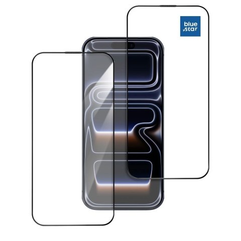 Szkło hartowane 5D do iPhone 15 PRO MAX Blue Star AR czarne