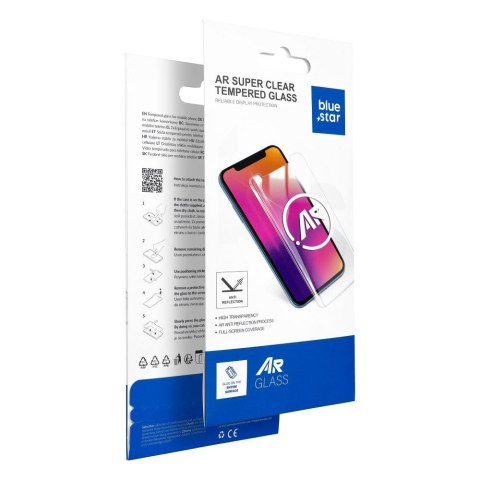 Szkło hartowane 5D do iPhone 17 AIR Blue Star AR czarne