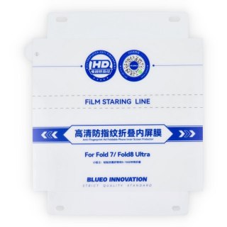 Szkło Hartowane 5D do Samsung FOLD 7 / FOLD 8 ULTRA Mr. Monkey Glass czarne (Foldable Inner Screen Protector)