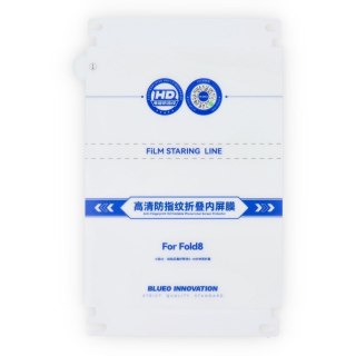 Szkło Hartowane 5D do Samsung FOLD 8 Mr. Monkey Glass czarne (Foldable Inner Screen Protector)