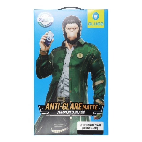 Szkło Hartowane 5D do iPhone 18 PRO MAX Mr. Monkey Glass (Anti-Glare Strong Matte) czarne