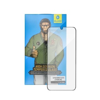 Szkło Hartowane 5D do iPhone XR Mr. Monkey Glass czarne (Anti-Static Strong HD)