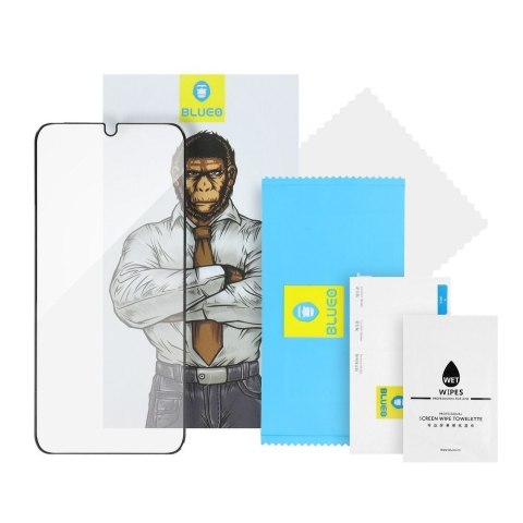 Szkło Hartowane 5D do iPhone XR Mr. Monkey Glass czarne (Anti-Static Strong HD)