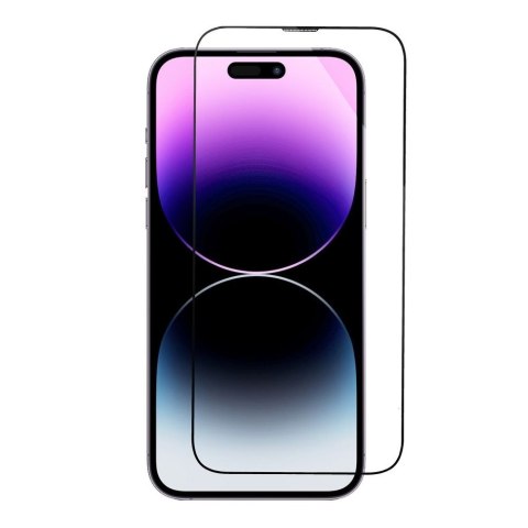 Szkło hartowane 5D Full Glue do iPhone 13 PRO MAX / 14 PLUS Tempered Glass z aplikatorem czarne