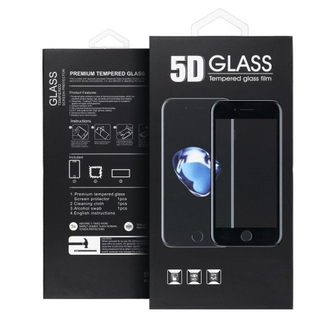 Szkło hartowane 5D Full Glue do iPhone 15 PLUS / 16 PLUS Tempered Glass (Privacy) czarne