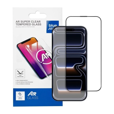Szkło hartowane 5D do iPhone 17 Blue Star AR czarne